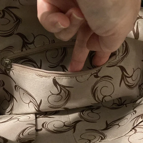 NEW NWOT Color Block Handbag Purse Textured Croc Alligator Orange, Black, Beige - Picture 9 of 15